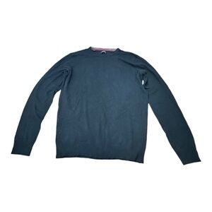 Buffalo David Bitton Black Crewneck Soft Knit Mid-Weight Pullover Sweater Men M